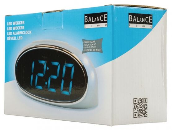 LED Wekker Digitaal Wit