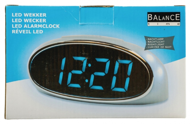 LED Wekker Digitaal Wit