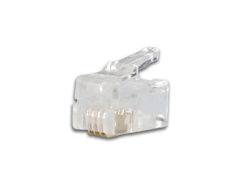 MODULAIRE PLUG RJ10 4P4C