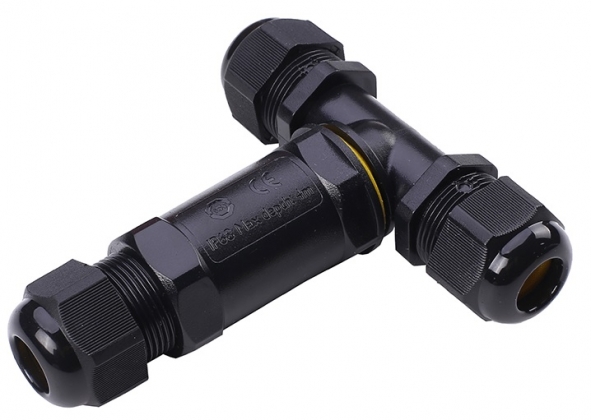 5 POLIGE WATERPROOF T-CONNECTOR IP68 4-8MM