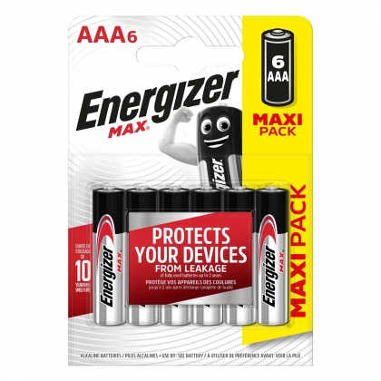 Alkaline-Batterij AAA | 1.5 V DC | 6-Blister