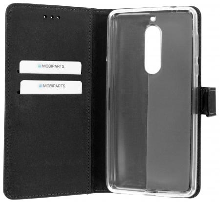 Mobiparts Premium Wallet TPU Case Nokia 5 Black
