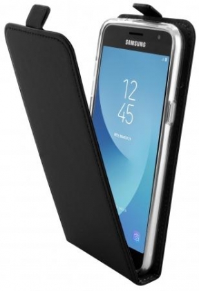 Mobiparts Premium Flip TPU Case Samsung Galaxy J3 (2016) Black