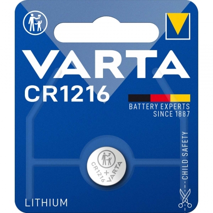 Lithium Knoopcel Batterij CR1216 | 3 V | 27 mAh | 1-Blister