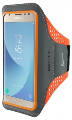 Mobiparts Comfort Fit Sport Armband Samsung Galaxy J3 (2017) Neon Orange