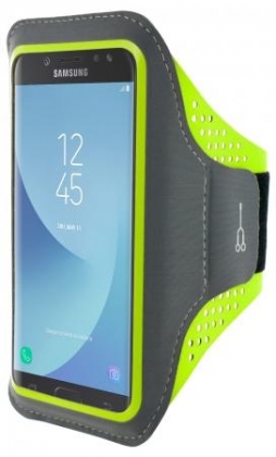 Mobiparts Comfort Fit Sport Armband Samsung Galaxy J5 (2017) Neon Green