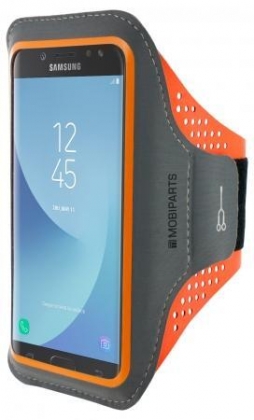 Mobiparts Comfort Fit Sport Armband Samsung Galaxy J5 (2017) Neon Orange