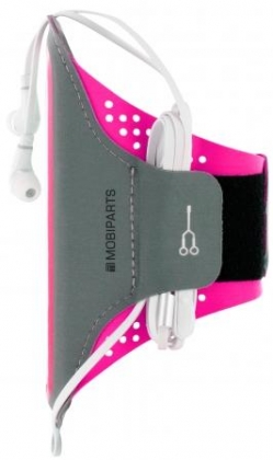 Mobiparts Comfort Fit Sport Armband Samsung Galaxy J5 (2017) Neon Pink