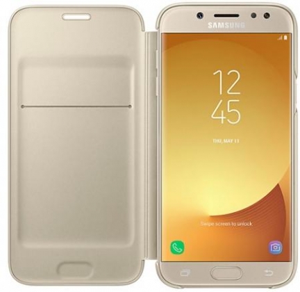 Samsung Galaxy J5 (2017) Wallet Cover Gold