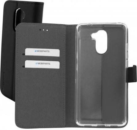 Mobiparts Premium Wallet TPU Case Huawei Y7 Black