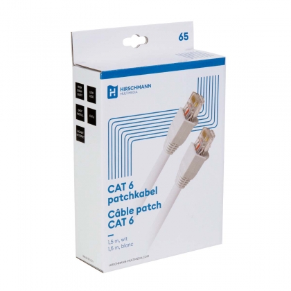 INKAB5 1,5m witte CAT6 patchkabel RJ45 | Shopconcept