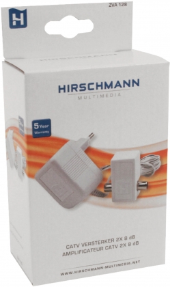 Hirschmann TV Versterker 8 dB 85 - 1218 MHz 2 Uitgangen