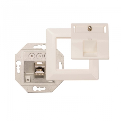 IDC 1000M Datawandcontactdoos CAT6A - wit