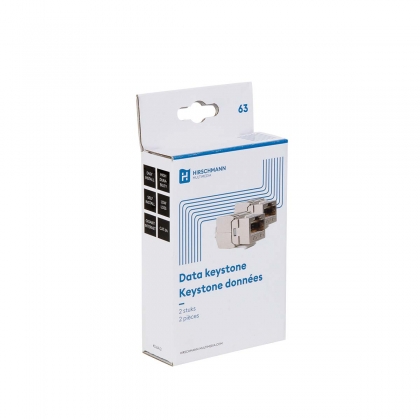 KS 6A/2 Data keystone CAT6A - 2 stuks | Shopconcept