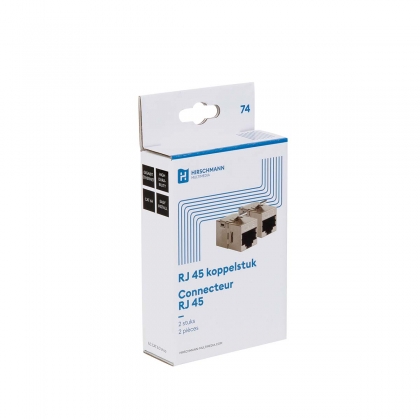 RJ45 koppelstuk CAT6- 2 stuks