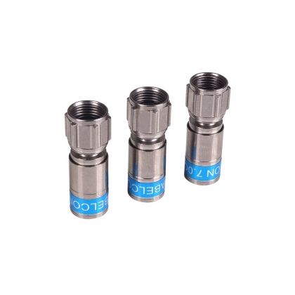 F 6 TD QM 7,0 mm Quick-mount compressie F-connector