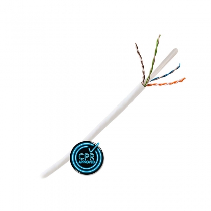 INKA CAT6 U Eca 500m witte CAT6 U/UTP kabel voor binnen