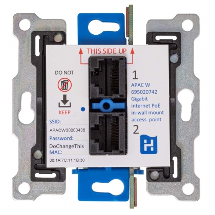 APAC W Gigabit internet PoE inbouw access point | Shopconcept
