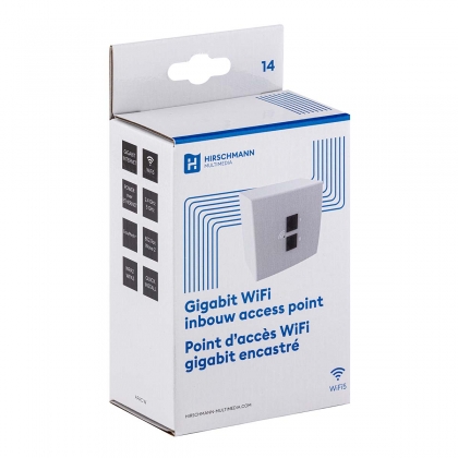 APAC W Gigabit internet PoE inbouw access point | Shopconcept