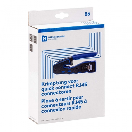 CRIMPT QC CAT6 Krimptang voorquick connect RJ45 connectoren | Shopconcept