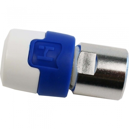 QFC 5 Rechte push on quick F connector - 5 stuks | Shopconcept