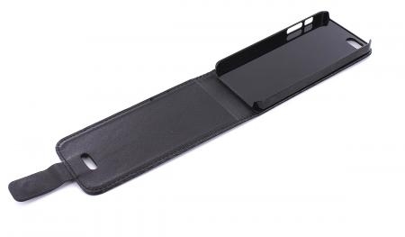 Mobiparts PU Flip Case Apple iPhone 5 Carbon Black