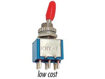 VERTICAL TOGGLE SWITCH DPDT ON-ON - LOW COST