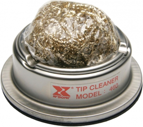 Soldering tip cleaner