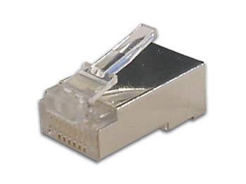 MODULAIRE PLUG RJ45 8P8C VOOR RONDE AFGESCHERMDE KABELS