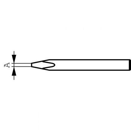 Soldeerstift Conisch 0.4 mm