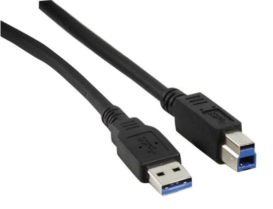 USB 3.0 kabel A mannelijk - B mannelijk 1.80 m