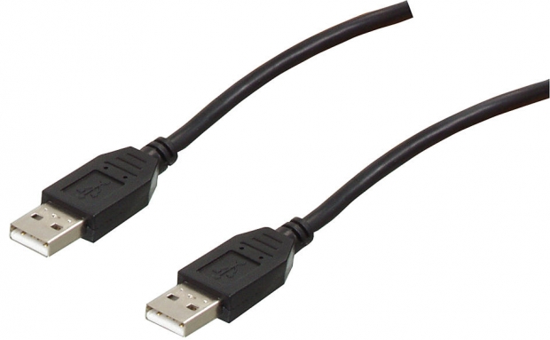 Standaard USB kabel A-A zwart 3.00 m