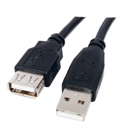 Standaard USB 2.0 verlengkabel 1.80 meter