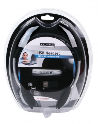 Stereo multimedia USB headset 