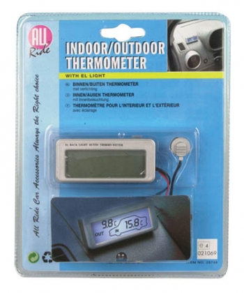 Binnen / buiten thermometer 12 V