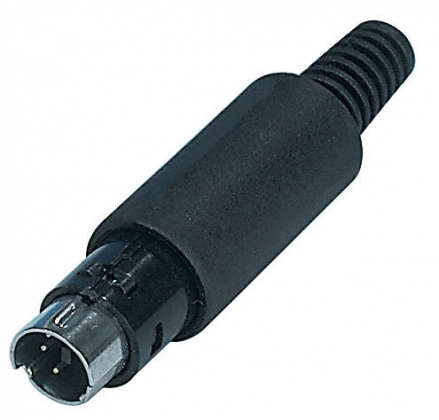 4-polige mini DIN plug 