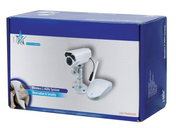 Draadloos 2.4GHz audio/video systeem 