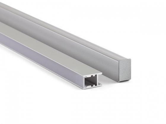 DIFFUSER VOOR ALU-SWISS PROFIEL - POLYCARBONAAT UV-ST. - 2 m - HELDER/TRANSPARANT