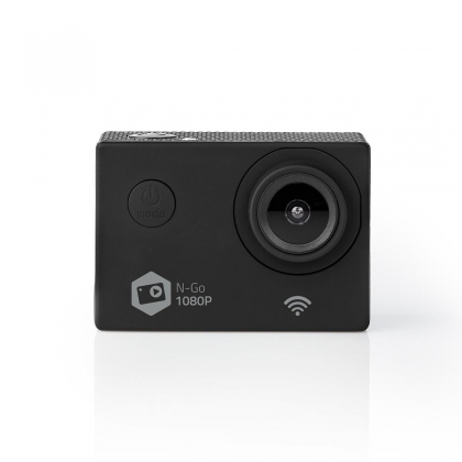 Action Cam | 1 Scherm | 1080p@30fps | 12 MPixel | Waterbestendig tot: 30.0 m | 90 min | Wi-Fi | App beschikbaar voor: Android™ / IOS | Mounts inbegrepen | Zwart