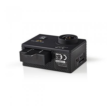 Action Cam | 4K@30fps | 16 MPixel | Waterbestendig tot: 30.0 m | 90 min | Wi-Fi | App beschikbaar voor: Android™ / IOS | Mounts inbegrepen | Zwart