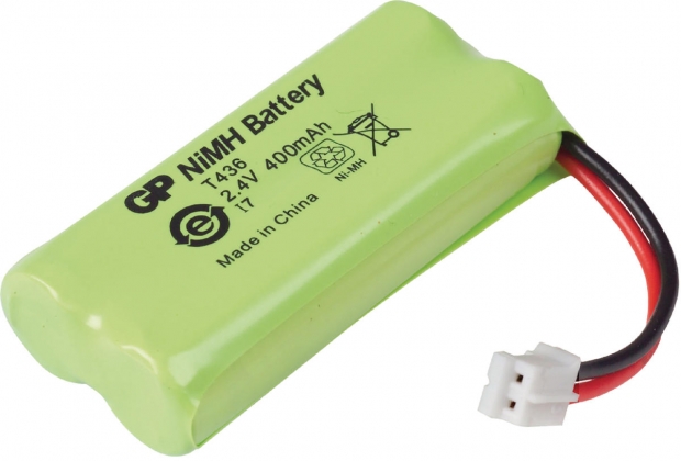 Oplaadbare NiMH Batterij Pack 2.4 V 400 mAh 1-Blister
