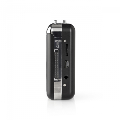 Cassettebandjes Digitaliseren | Draagbaar | Output: 1x 3,5 mm / 1x Mini USB | Accessoires: USB-kabel | Batterij Gevoed / USB Gevoed