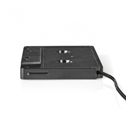 AUX Cassette-Adapter voor Autoradio | 3,5 mm | Kabellengte: 1.00 m | Zwart