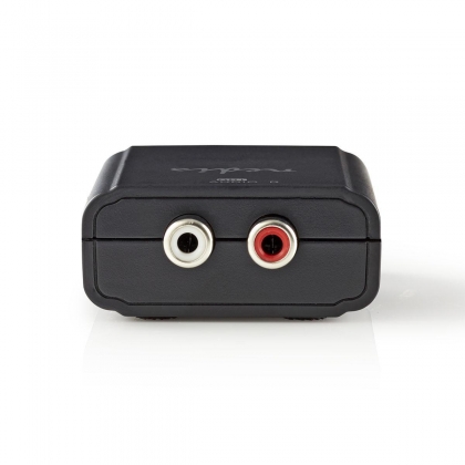 Digitale Audioconverter | 2-wegs | Input: 1x S/PDIF (RCA) Female / 1x TosLink Female | Output: 2x RCA Female | Manueel | Antraciet