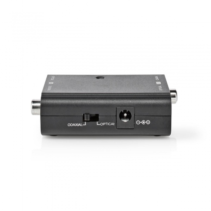 Digitale Audioconverter | 2-wegs | Input: 1x S/PDIF (RCA) Female / 1x TosLink Female | Output: 1x S/PDIF (RCA) Female / 1x TosLink Female | ARC | Manueel | Zwart