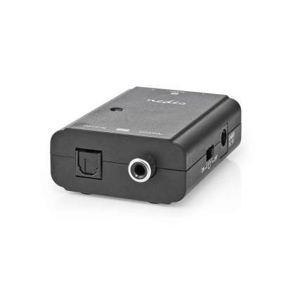 Digitale Audioconverter | 1-weg | Input: 2x RCA Female | Output: 1x S/PDIF (RCA) Female / 1x TosLink Female | ARC | Manueel | Zwart