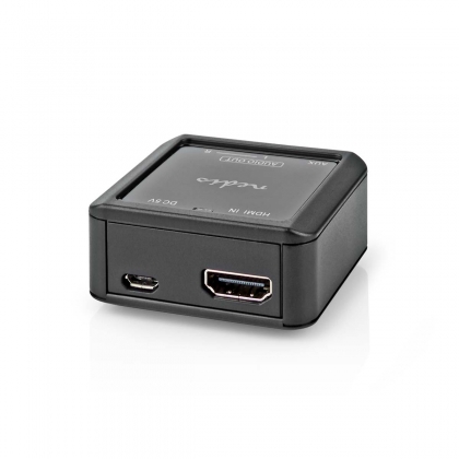 Digitale Audioconverter | 1-weg | Input: HDMI™ Input | Output: 2x (2x RCA Female) / 3.5 mm | Automatisch | Antraciet