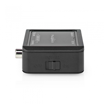 Digitale Audioconverter | 1-weg | Input: DC Power / HDMI™ Input | Output: 1x Coax Audio / 1x TosLink Female | Automatisch | Antraciet