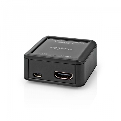 Digitale Audioconverter | 1-weg | Input: DC Power / HDMI™ Input | Output: 1x Coax Audio / 1x TosLink Female | Automatisch | Antraciet