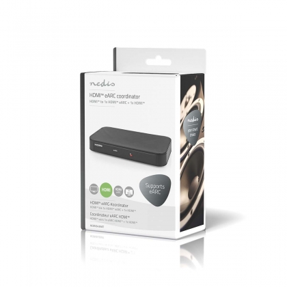 Digitale Audioconverter | 2-wegs | Input: DC Power / 1 x HDMI™ Input | Output: 2x HDMI™ Output | Automatisch | Antraciet